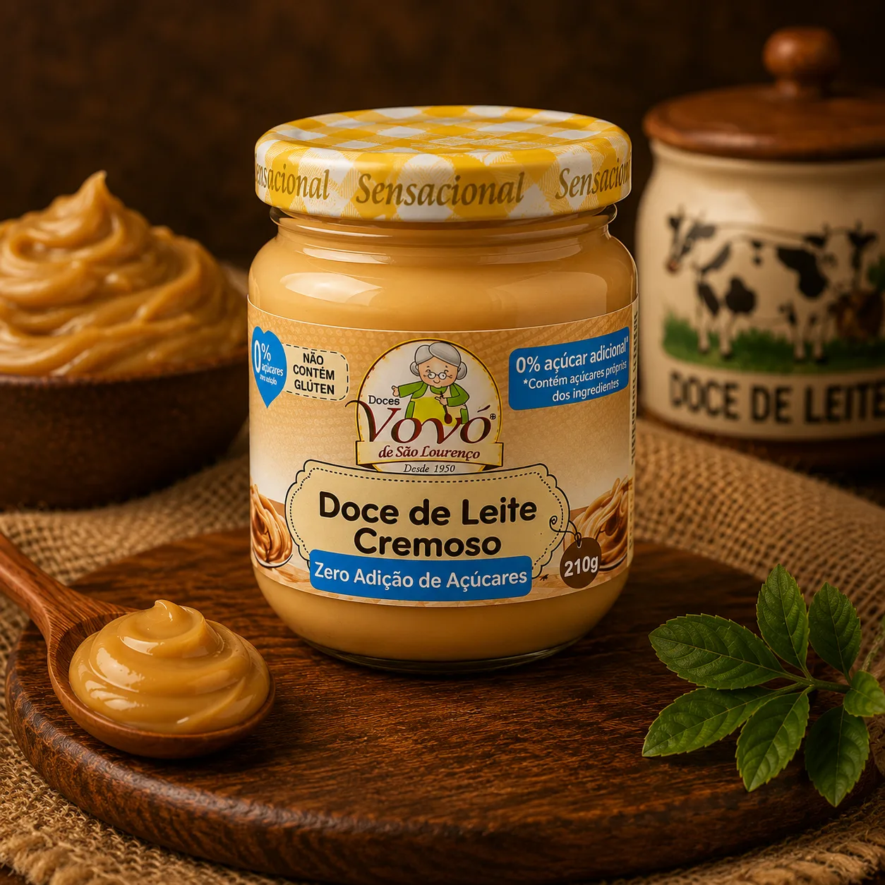 Doce de leite - sem açúcar